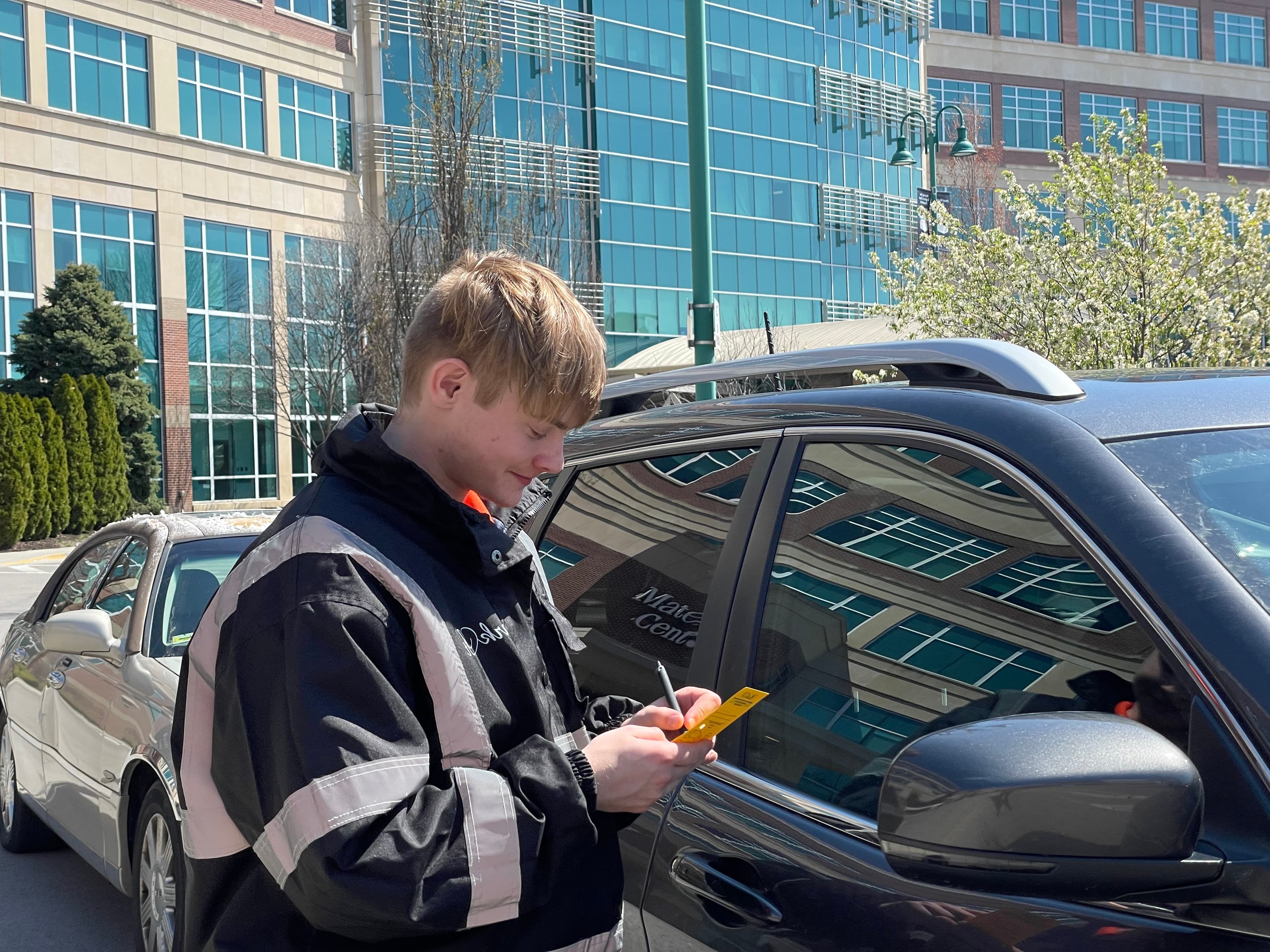 Valet Smiling